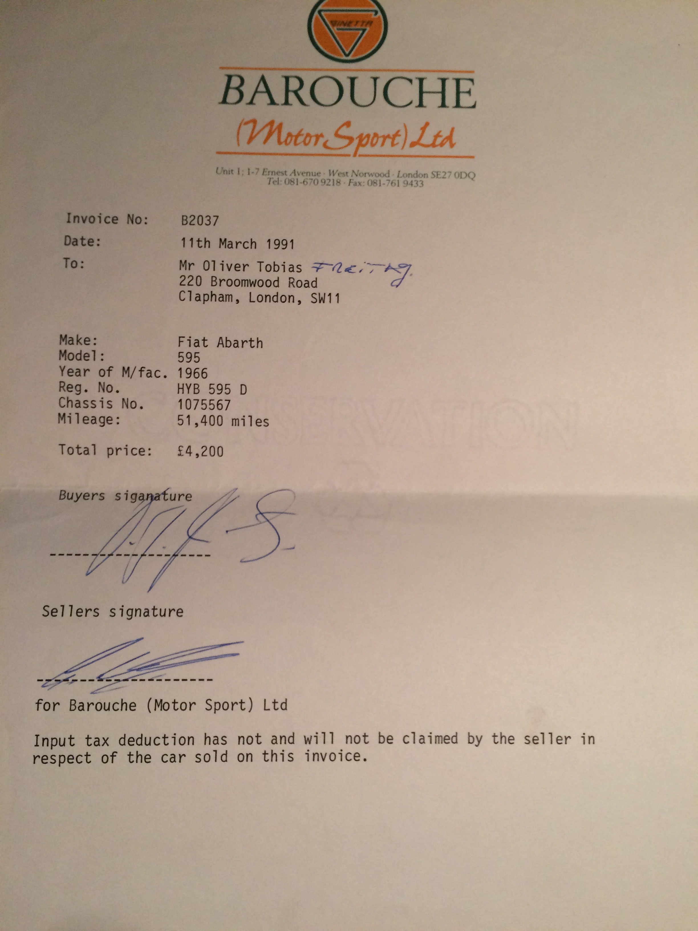 Fiat Abarth 595 Stradale